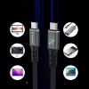 Kabel Wozinsky WPS-UY415S USB-C USB4 40Gb/s 240W 1,5m 4K - czarny