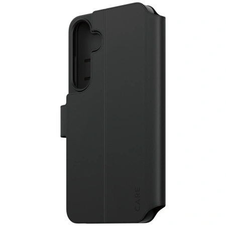 Etui CARE by PanzerGlass Feature Wallet Kickstand na Samsung Galaxy S25+  - czarne