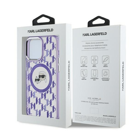 KARL LAGERFELD ETUI DO IPHONE 15 PRO MAX 6.7 DO MAGSAFE KARL&CHOUPETTE HEAD