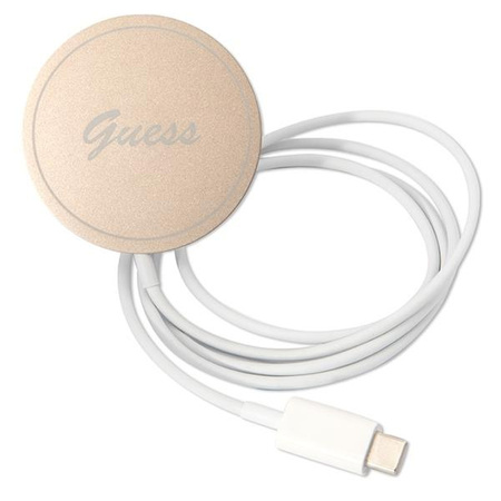 Guess zestaw ładowarka MagSafe + etui do iPhone 14 6,1" czarne Marble (GUBPP14SHMEACSK)
