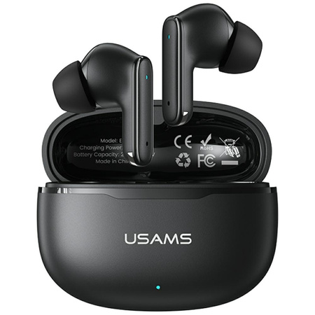 Słuchawki TWS USAMS E05 Bluetooth 6.0    bezprzewodowe czarny