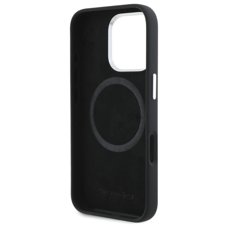 MERCEDES ETUI HARDCASE DO IPHONE 16 PRO 6.3 DO MAGSAFE SILIKONOWE STRIPE