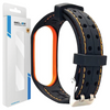 BELINE PASEK DO MI BAND 7 SMART CZARNY POMARAŃCZOWY ELASTYCZNY NA ZEGAREK