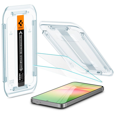 SPIGEN SZKŁO HARTOWANE DO SAMSUNG GALAXY A56 5G S24 FE 2-PACK PEŁNA OCHRONA