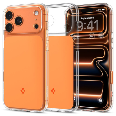 SPIGEN ULTRA HYBRID ”T” MAG MAGSAFE IPHONE 17 PRO MAX GLOSSY ORANGE