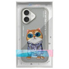 NIMMY ETUI CASE DO IPHONE 16 6.1 Z MOTYWEM CAT GLASSES STYLOWE OCHRONA