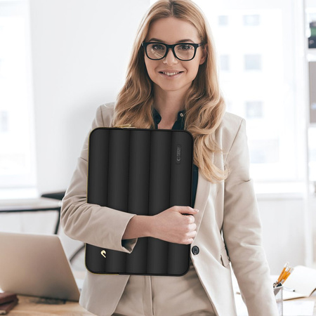 TECH-PROTECT ETUI POKROWIEC DO LAPTOPA 13-14 CALI PUFFY ZAMKNIĘCIE NA ZAMEK
