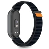 Pasek Tech-Protect Nylon Pro na Xiaomi Smart Band 8 / 9 / 10 / NFC - czarno-pomarańczowo