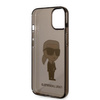 Karl Lagerfeld KLHCP14MHNIKTCK iPhone 14 Plus 6,7" czarny/black hardcase Ikonik Karl Lagerfeld