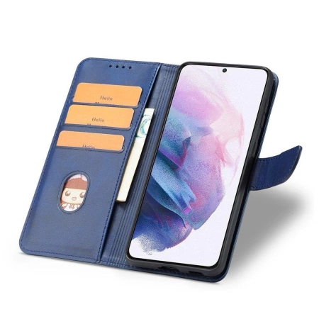 HURTEL ETUI DO SAMSUNG GALAXY S22+ MAGNETYCZNE Z KLAPKĄ I FUNKCJĄ PODSTAWKI