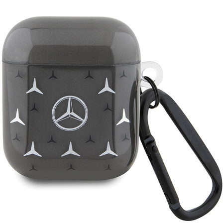 MERCEDES POKROWIEC DO AIRPODS 1 2 ETUI O CHRONIĄCE ZŁAMANE WZORY LARGE STAR