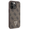 Etui Guess GUHCP13LP4TDSCPW na iPhone 13 Pro / 13 - brązowe Crossbody 4G Metal Logo