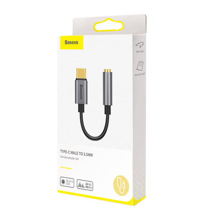 BASEUS ADAPTER AUDIO USB-C DO MINI JACK 3,5MM DO TELEFONÓW IPHONE