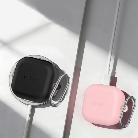 TECH-PROTECT SILICONE HOOK SAMSUNG GALAXY BUDS 4 / 4 PRO BLACK