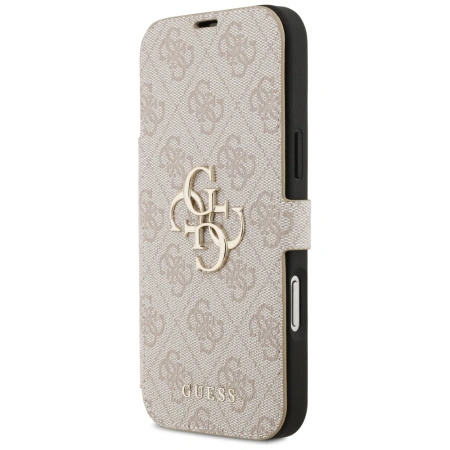 GUESS ETUI BOOK 4G METAL LOGO DO IPHONE 17 PRO MAX ZAMYKANE Z MAGNETYCZNYM