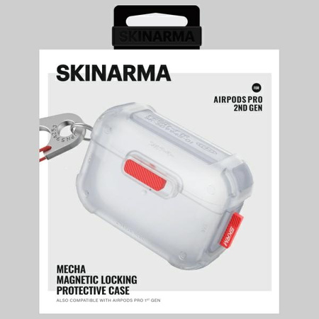SKINARMA ETUI DO AIRPODS PRO 2 POKROWIEC OCHRONNY Z MAGNETYCZNYM ŁADOWANIEM