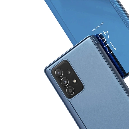 HURTEL ETUI Z KLAPKĄ DO SAMSUNG GALAXY A73 CLEAR VIEW Z FUNKCJĄ PODSTAWKI