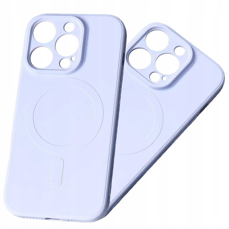 Silikonowe etui kompatybilne z MagSafe do iPhone 15 Pro Max  Silicone Case - niebieskie