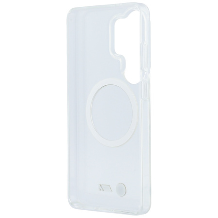 Etui BMW IML Shockproof Metal Logo       MagSafe do Samsung Galaxy S26 Ultra przezroczysty