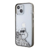KARL LAGERFELD ETUI LIQUID GLITTER DO IPHONE 15 14 13 6.1 Z CHOUPETTE
