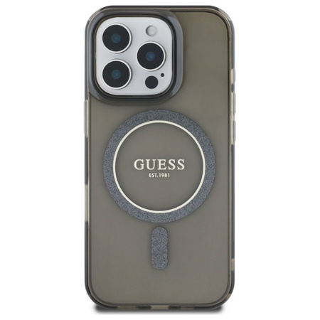 GUESS ETUI HARDCASE DO IPHONE 16 PRO MAX 6.9 DO MAGSAFE Z IML GLITTER