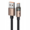 MCDODO KABEL USB-A USB-C SZYBKIE ŁADOWANIE USB TYP C 6A 100W 1M LED ZŁOTY