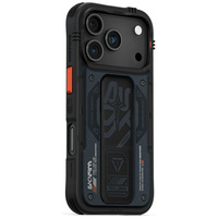 Etui Skinarma Aegis do iPhone 17 Pro     Magnetic Charging + Grip Stand granatowy