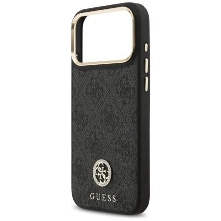 GUESS ETUI POKROWIEC DO IPHONE 17 PRO MAX 4G STRASS LOGO MAGSAFE