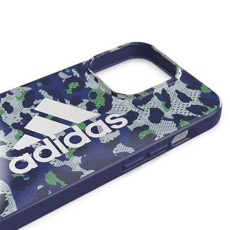 Etui Adidas OR Snap Case Leopard na iPhone 13/13 Pro - niebieskie 47260