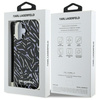 KARL LAGERFELD KLHCP16SHZBPKCCU CASE DO IPHONE 16 6.1 ZEBRA Z CORD Z WZOREM