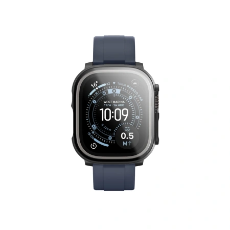 Szkło ochronne AMAZINGTHING Radix z etui na Apple Watch UItra 3 49 mm - czarne