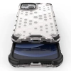 HURTEL POKROWIEC PANCERNY DO IPHONE 13 MINI Z PRZEZROCZYSTĄ RAMKĄ HONEYCOMB