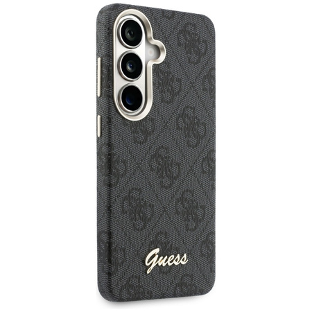 Etui Guess 4G Script MagSafe do Samsung  Galaxy S26 czarny