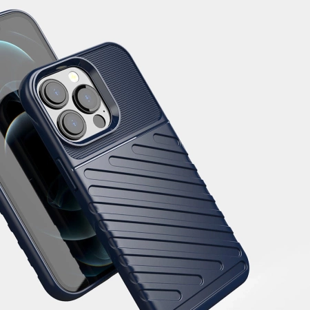 THUNDER CASE ELASTYCZNE PANCERNE ETUI DO IPHONE 13 PRO ODPOWIEDNIA OCHRONA