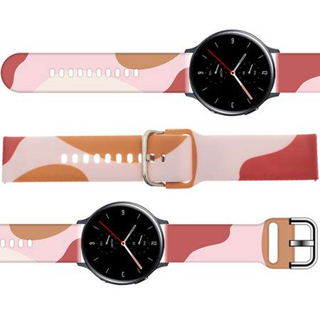 Strap Moro opaska do Samsung Galaxy Watch 46mm silikonowy pasek bransoletka do zegarka wzór 12