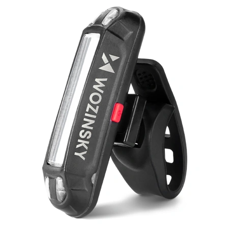 WOZINSKY ZESTAW LAMPEK ROWEROWYCH PRZEDNIA 400 LM USB-C TYLNA MICRO