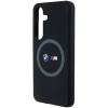 Etui BMW M Silicone Printed Ring MagSafe na Samsung Galaxy S24 - czarne