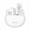 Słuchawki do telefonu Mcdodo, bezprzewodowe, douszne, z etui, Bluetooth 5, białe