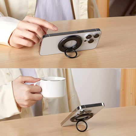 TECH-PROTECT MMR100 MAGNETYCZNY RING DO MAGSAFE IPHONE 12 13 14 15 STABILNY