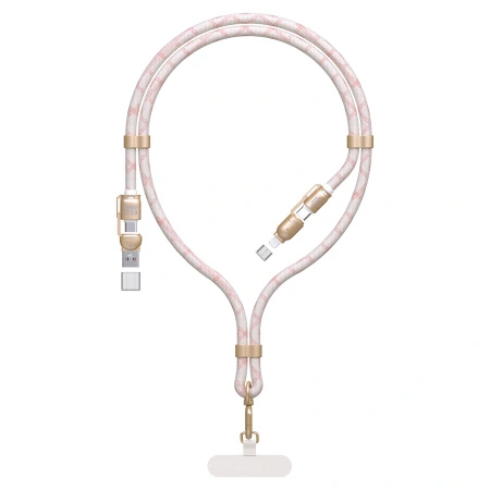DUDAO KABEL 4W1 SMYCZ USB-A USB-C DO LIGHTNING PD QC 65W 1.5M DO TELEFONÓW