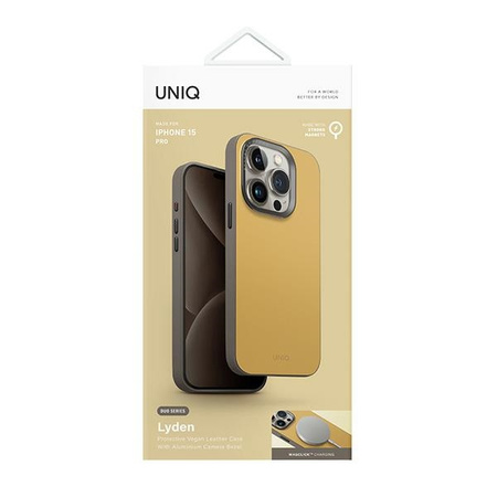UNIQ ETUI DO IPHONE 15 PRO 6.1 MAGCLICK Z FUNKCJĄ BEZPRZEWODOWEGO ŁADOWANIA