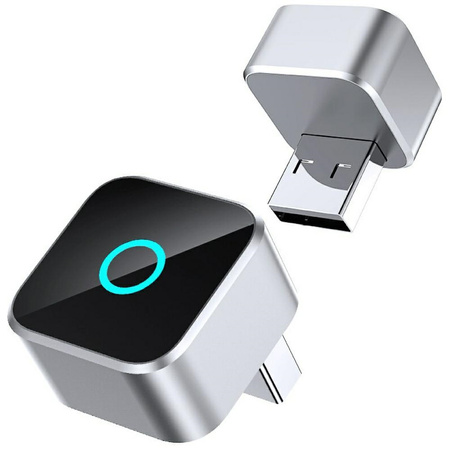 Adapter samochodowy 4smarts transmiter   Bluetooth Carplay/Android Auto srebrny