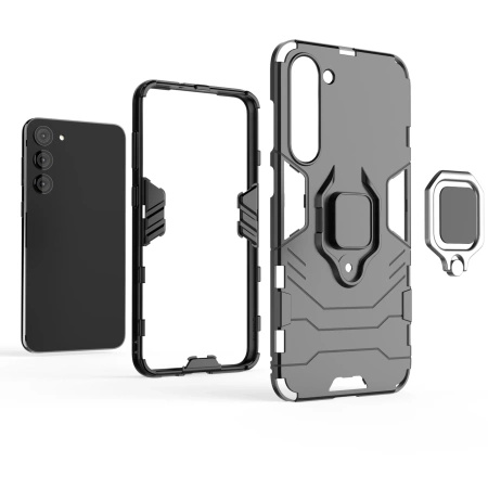 HURTEL ETUI POKROWIEC RING ARMOR DO SAMSUNG GALAXY S23+ PANCERNE Z UCHWYTEM