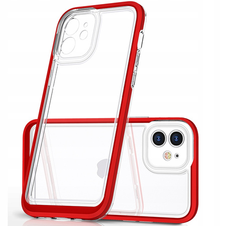 HURTEL ETUI POKROWIEC DO IPHONE 12 3IN1 Z RAMKĄ OCHRONA PRZED ZARYSOWANIAMI