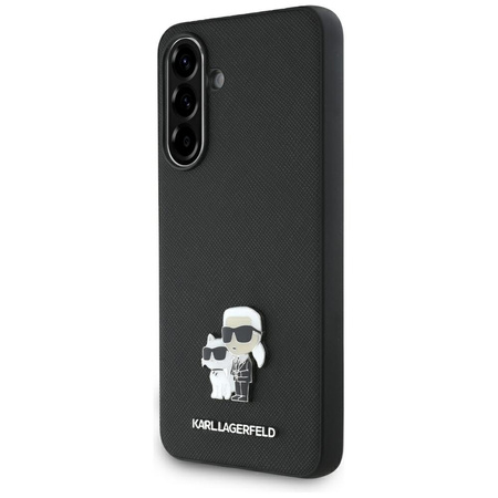 KARL LAGERFELD ETUI DO SAMSUNG GALAXY A36 SAFFIANO Z METALOWYM LOGO K&C