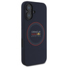 Red Bull RBHMP16M24SIILVR iPhone 16 Plus 6.7 hardcase granatowy/navy Silicone Red Ring MagSafe