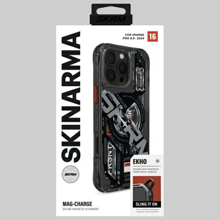 Skinarma etui Ekho iPhone 16 Pro Max     6.9 Magnetic Charging czarny/black