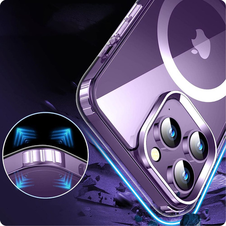 TECH-PROTECT ETUI CASE POKROWIEC HYBRID DO MAGSAFE IPHONE 15 PRZEZROCZYSTE