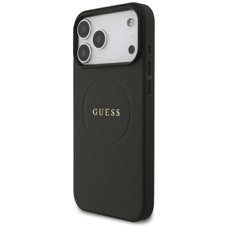 GUESS ETUI GRAINED RING MAGSAFE DO IPHONE 17 PRO MAX Z MAGSAFE PREMIUM