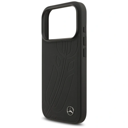 MERCEDES ETUI DO IPHONE 17 PRO LEATHER LARGE LAUREL LEAVE MAGSAFE